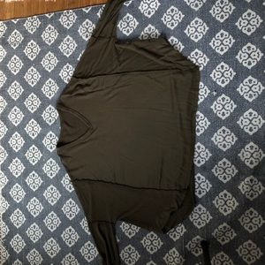 Green long sleeved shirt